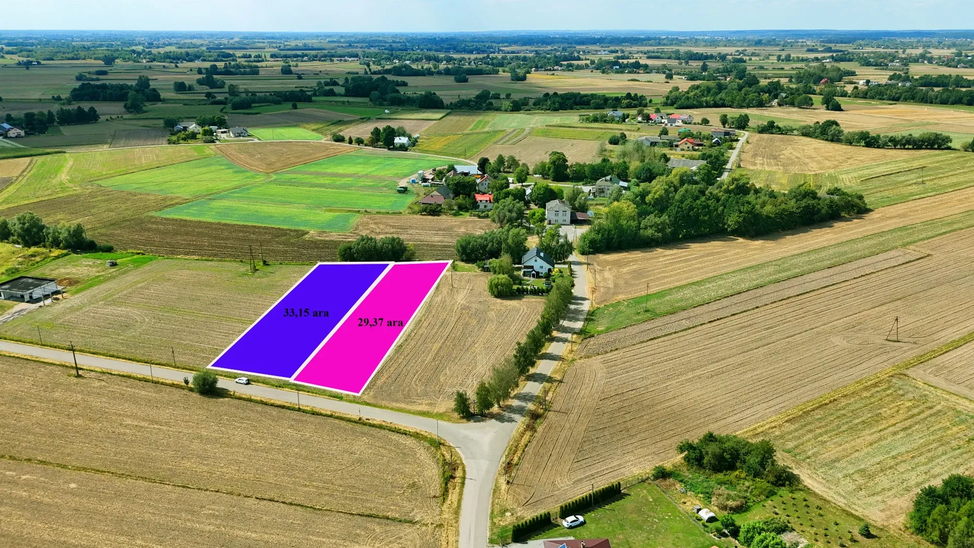 Działka na sprzedaż Borowa 33,15 ara 2