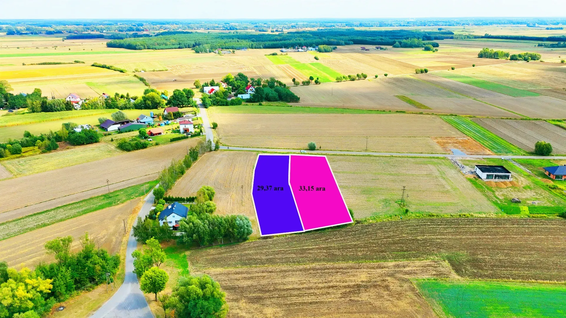 Działka na sprzedaż Borowa 33,15 ara 5