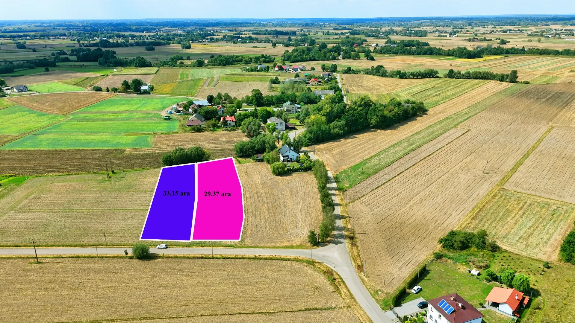 Działka na sprzedaż Borowa 33,15 ara 8