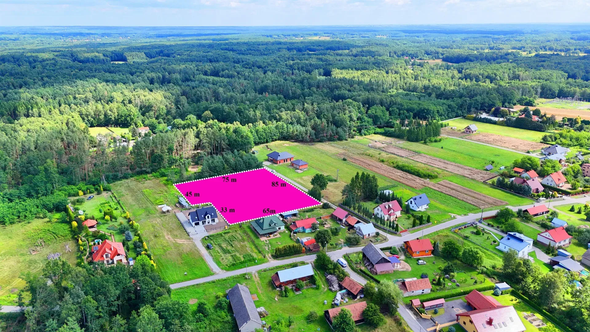 Działka Budowlana w Pogórskiej Woli 25