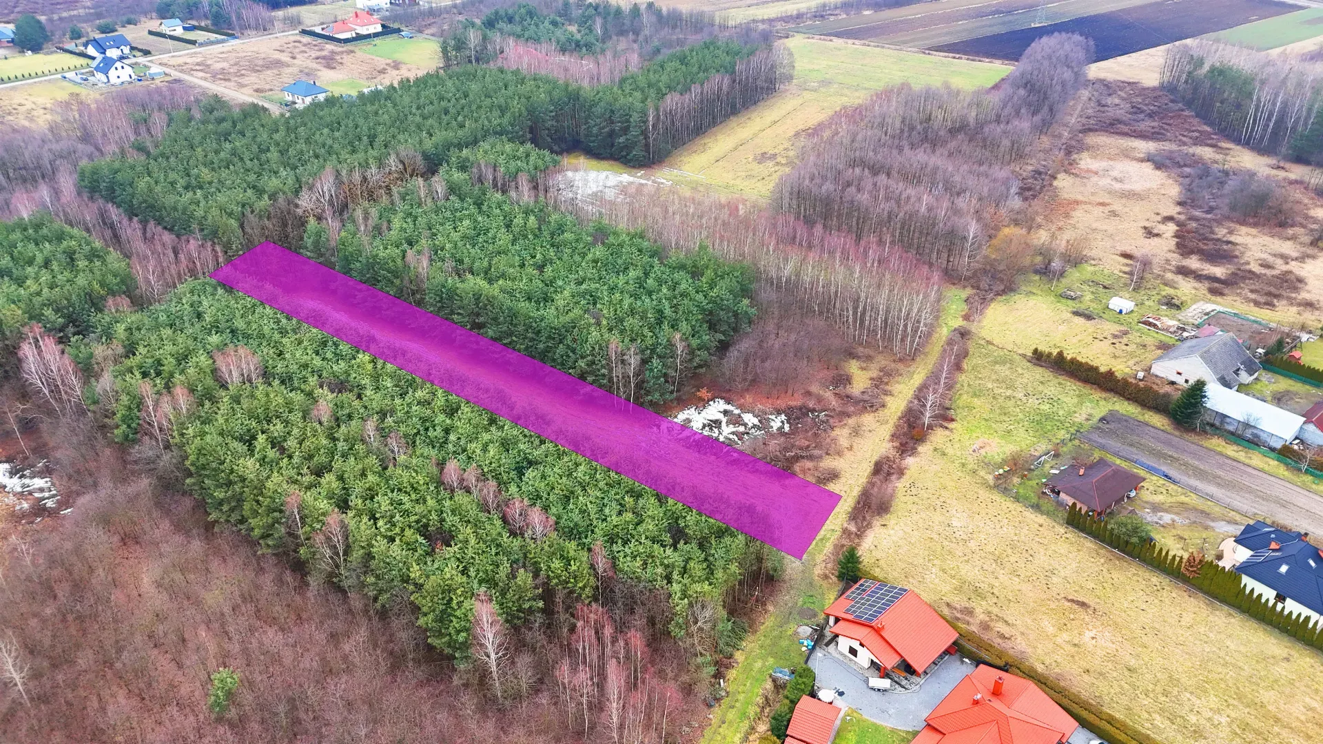 Działka na sprzedaż Jaślany 16