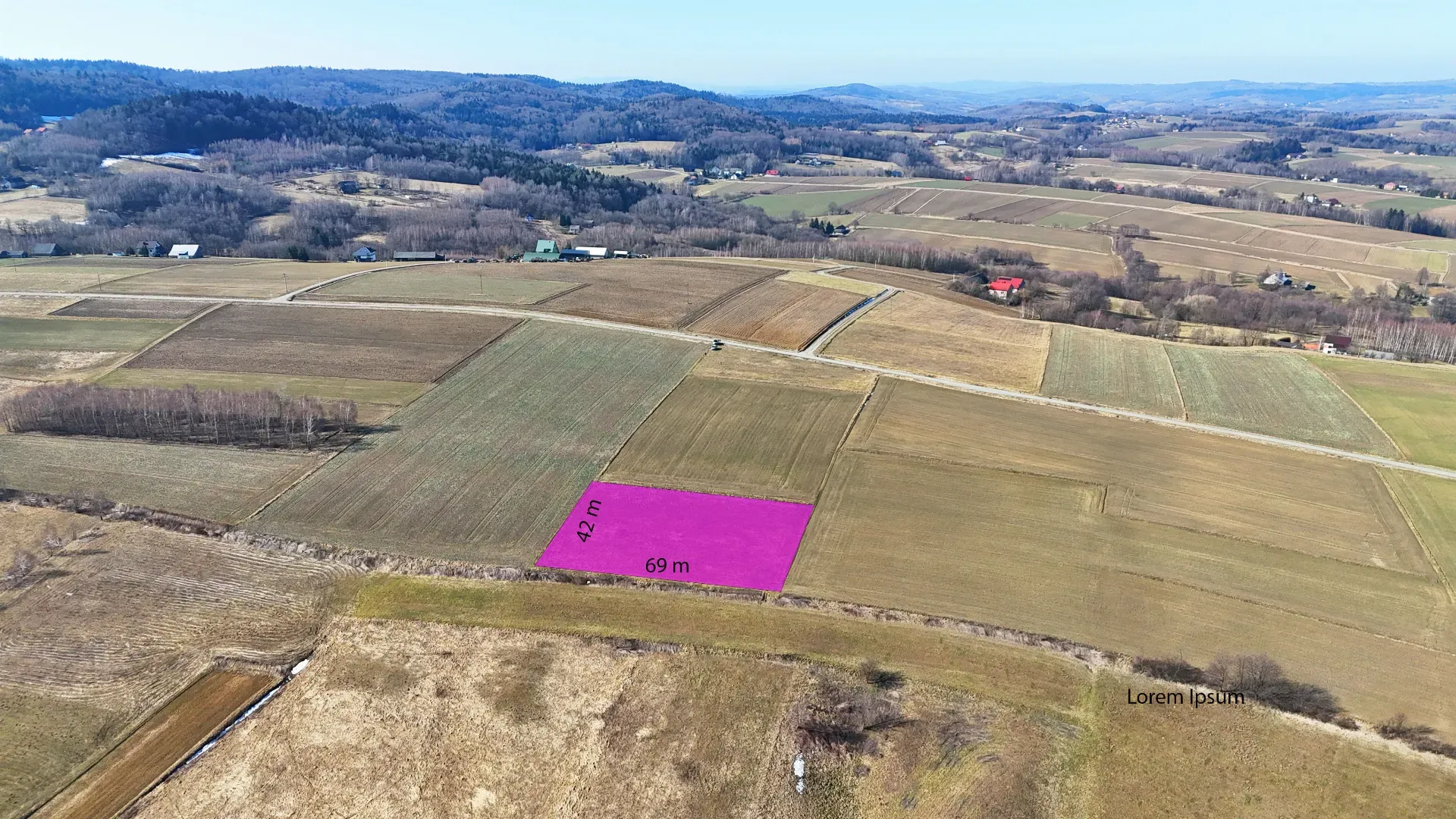 Malownicza działka rolna w Brzezinach 13