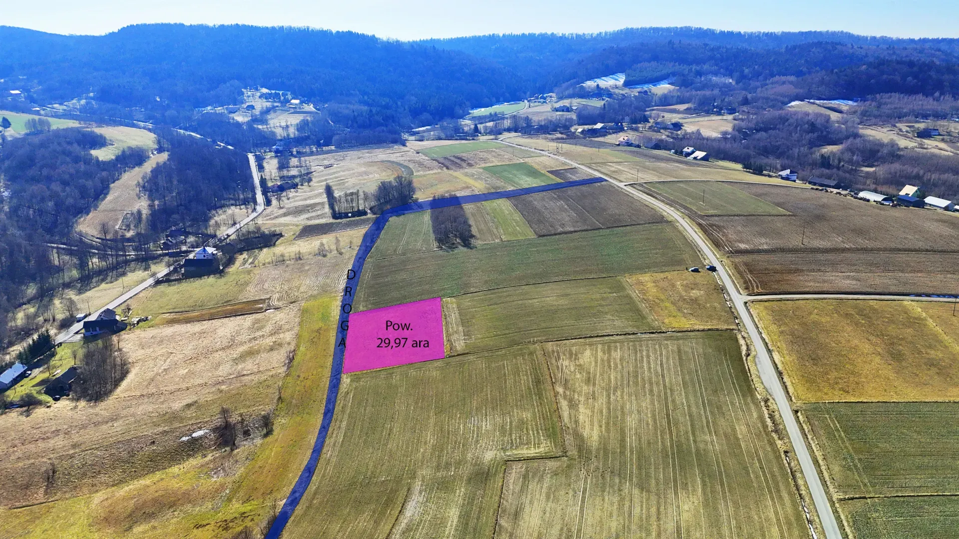 Malownicza działka rolna w Brzezinach 19