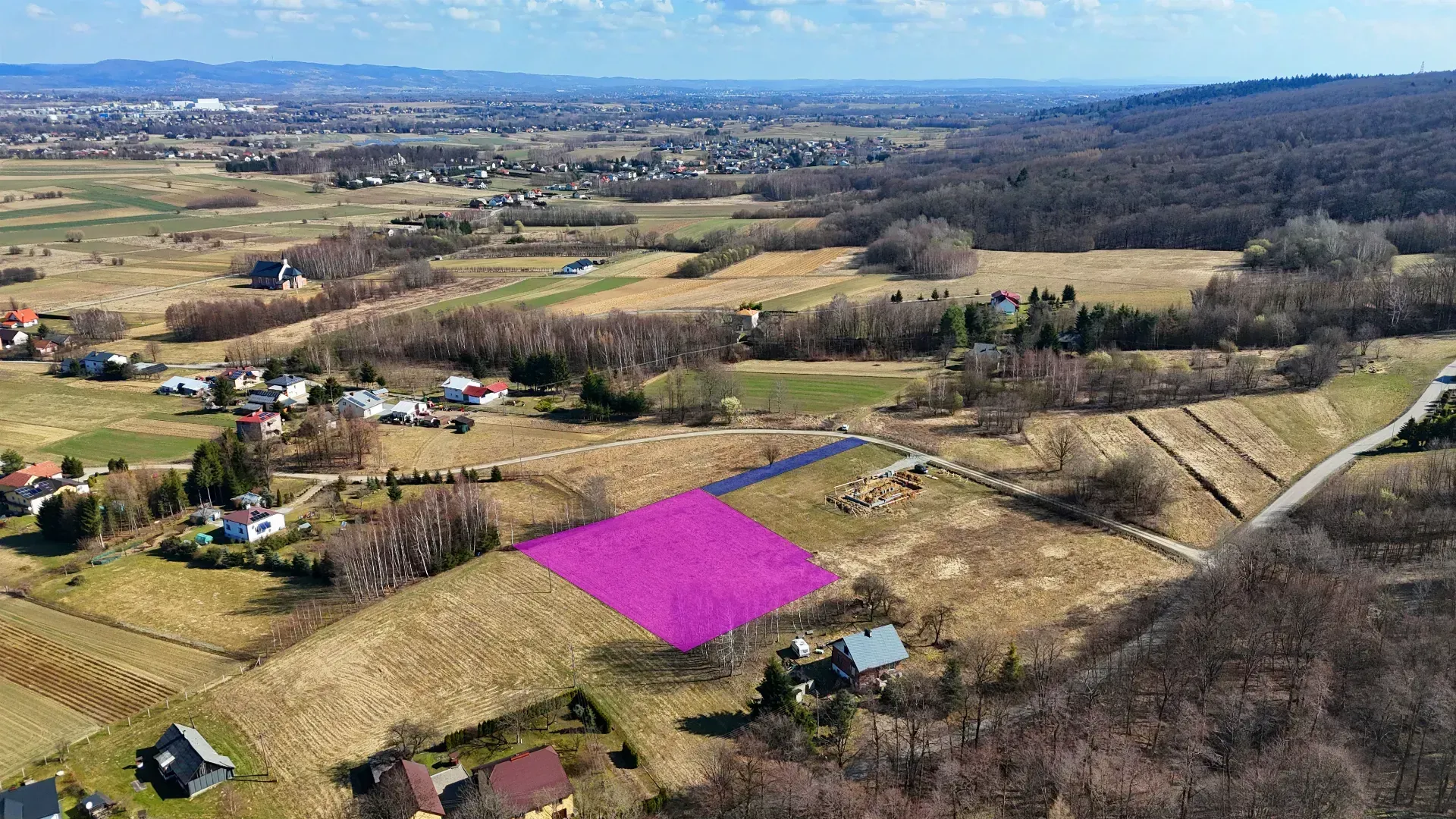 Budowlana działka Poręby/Jedlicze 5