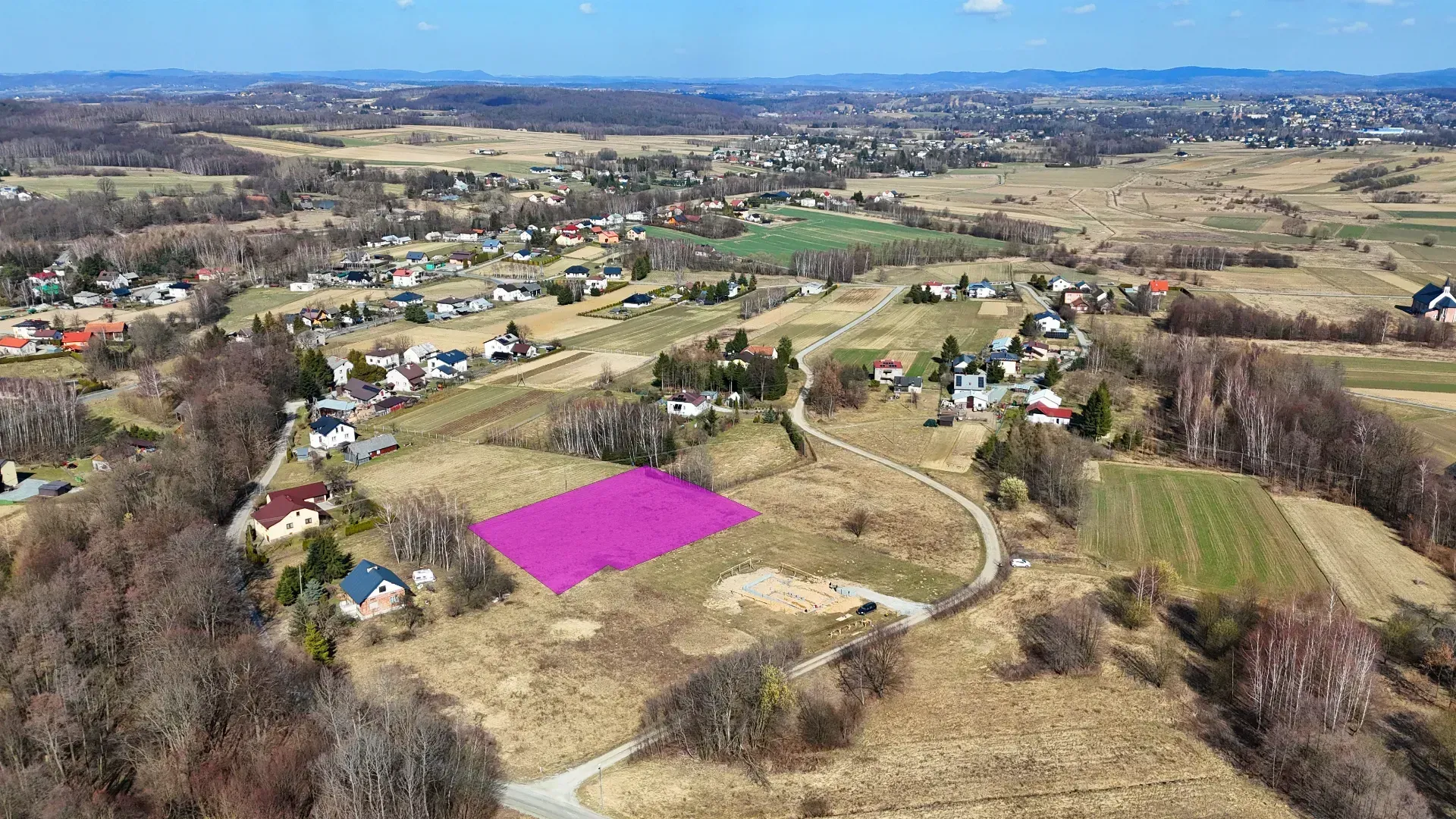 Budowlana działka Poręby/Jedlicze 6