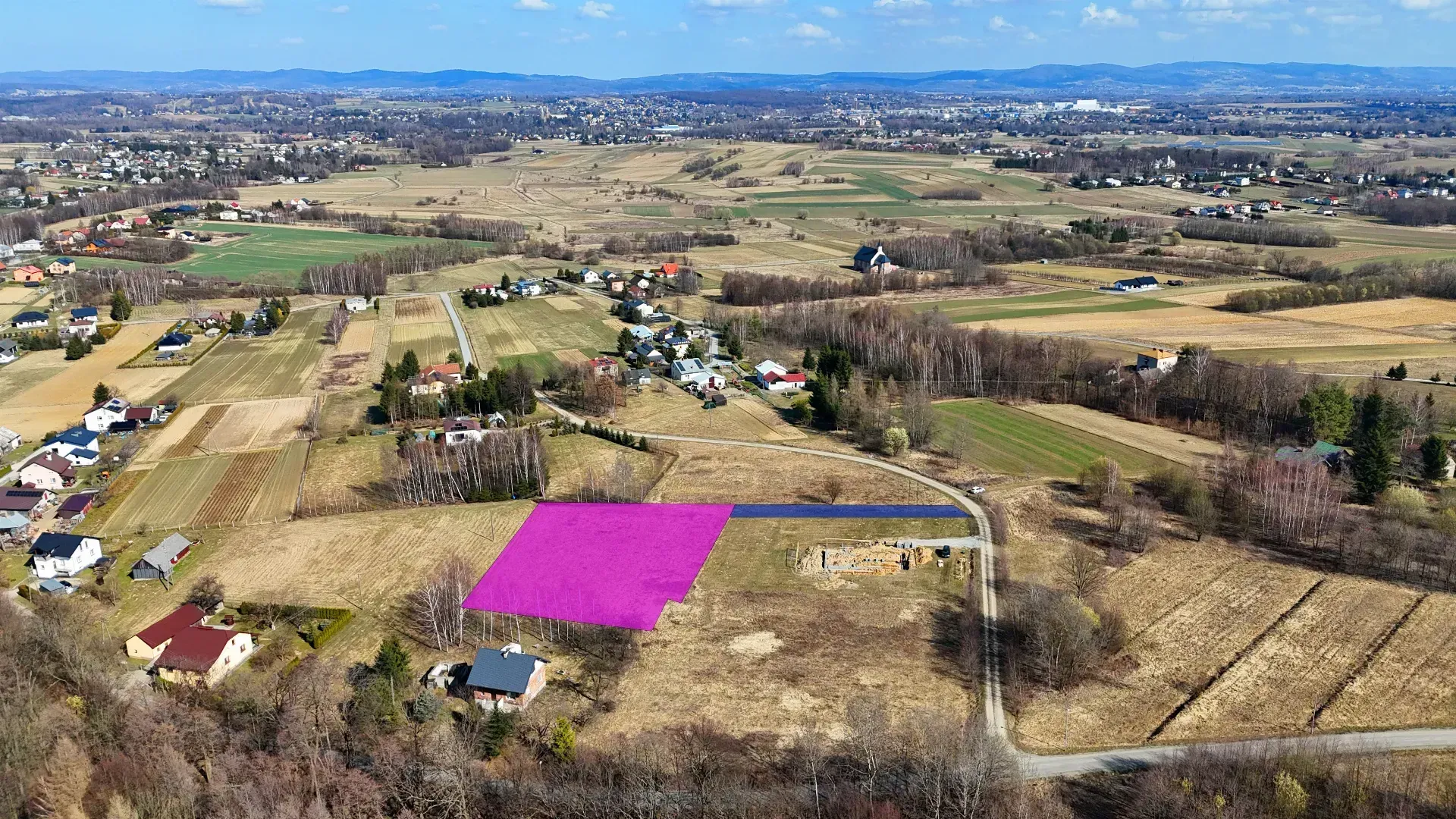 Budowlana działka Poręby/Jedlicze 11