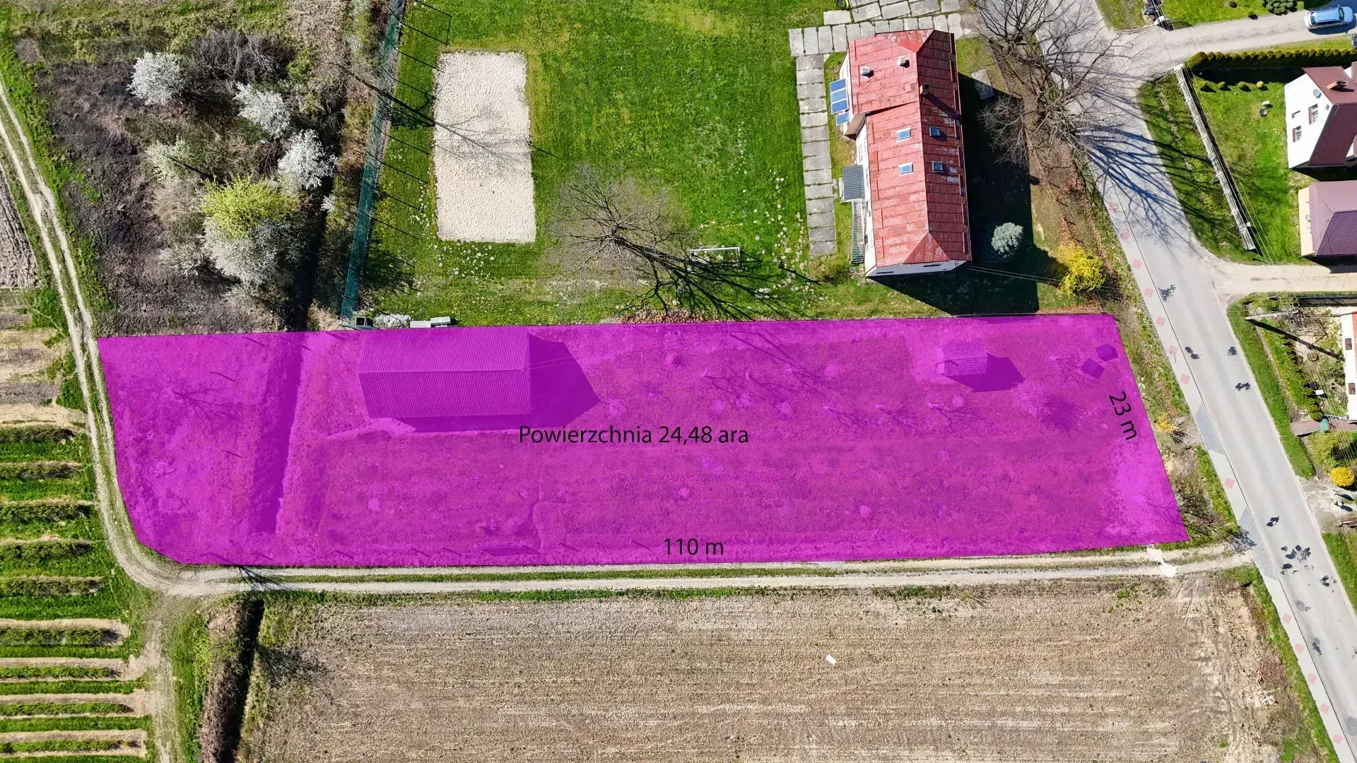 Działka na sprzedaż Korchów Drugi 2