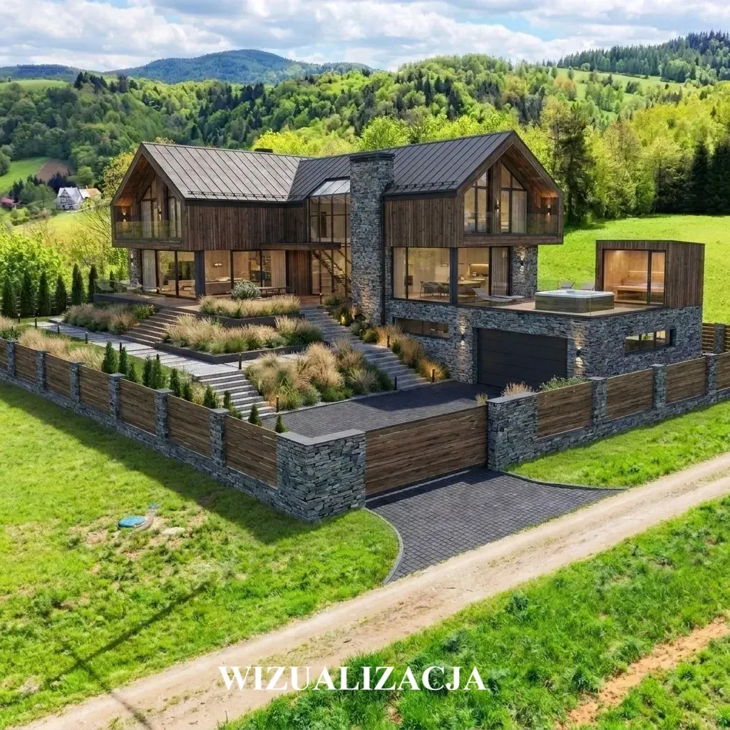 Widokowa działka budowlana w Bieszczadach 7