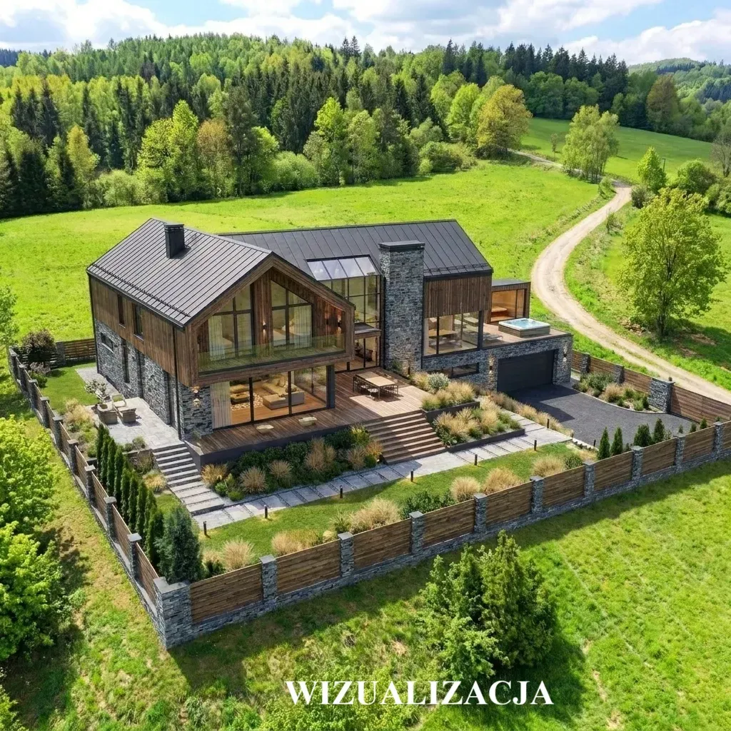 Widokowa działka budowlana w Bieszczadach 8
