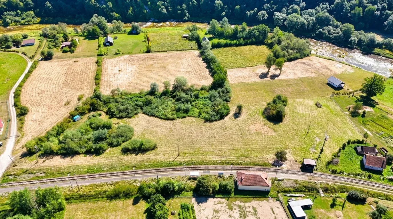 Działka rekreacyjna 46 arów nad Osławą 8