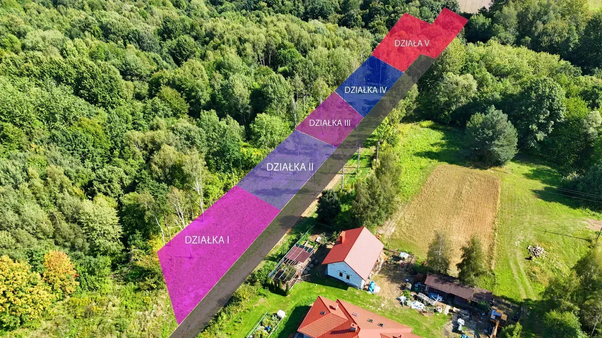 Działki budowlane na sprzedaż – Malawa 3